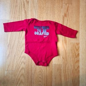 Nike Red 9-12M Bodysuit